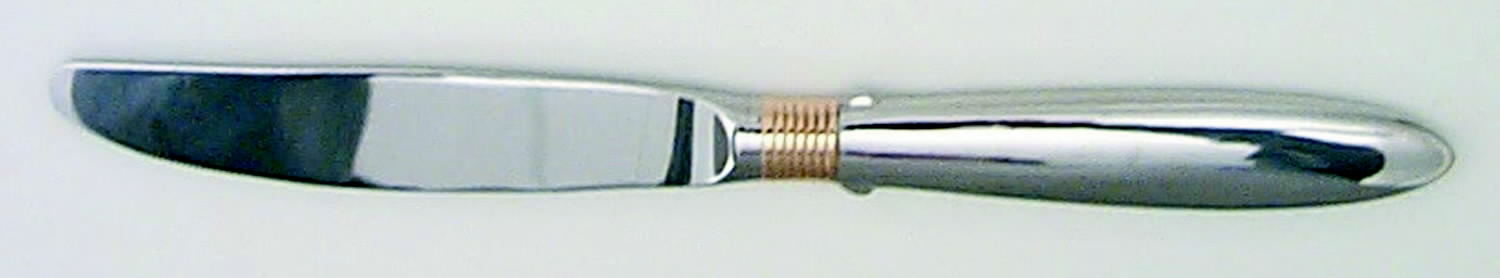 Narragansett Gold (Stainless, Gold Accent, Wings) Modern Hollow Knife by Gorham Silver-1