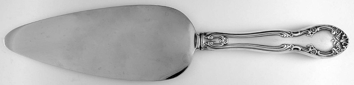 New Elegance (Silverplate, 1947) Pie Server with Stainless Blade by Gorham Silver-1