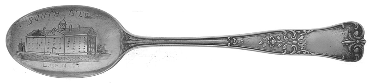 New Plymouth (Sterling, 1900) Souvenir Spoon (Teaspoon) by Gorham Silver-1