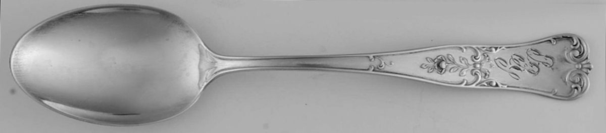 New Plymouth (Sterling, 1900) Monogram Teaspoon by Gorham Silver-1