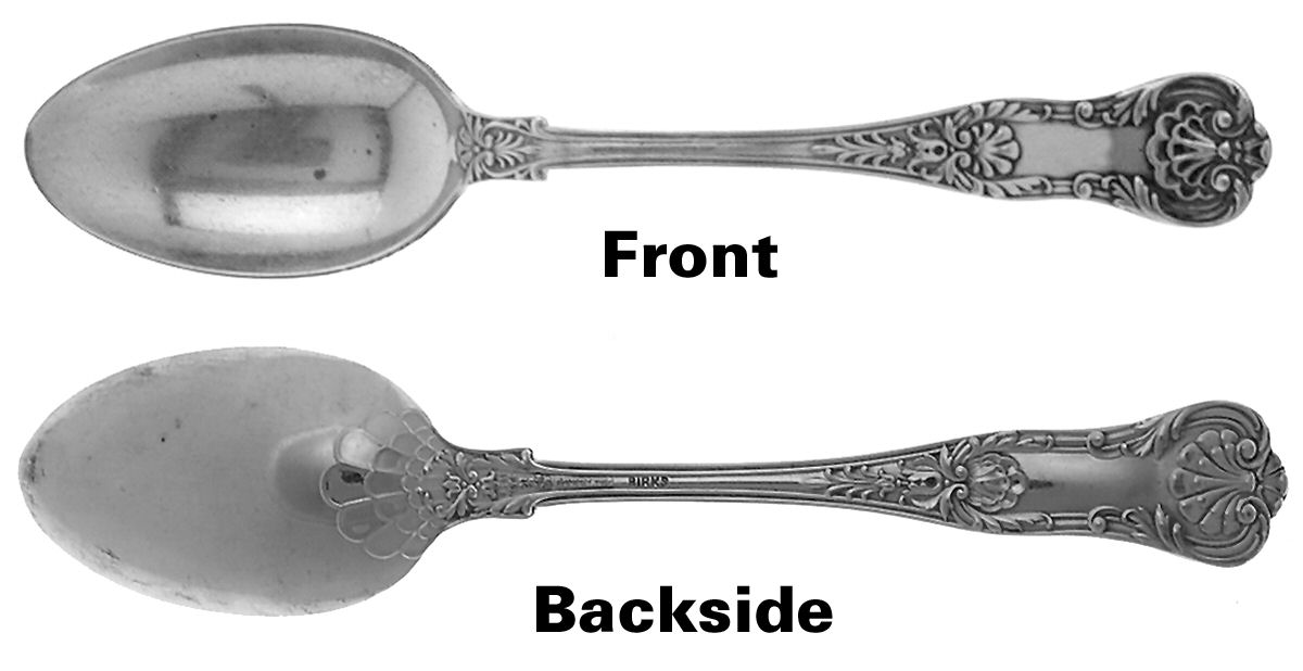 New Queens (Sterling, 1895) Dessert/Oval Soup Spoon by Gorham Silver-1
