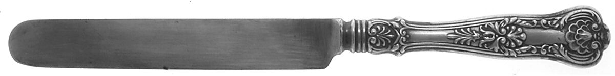 New Queens (Sterling, 1895) Blunt Hollow Knife with Bolster by Gorham Silver-1