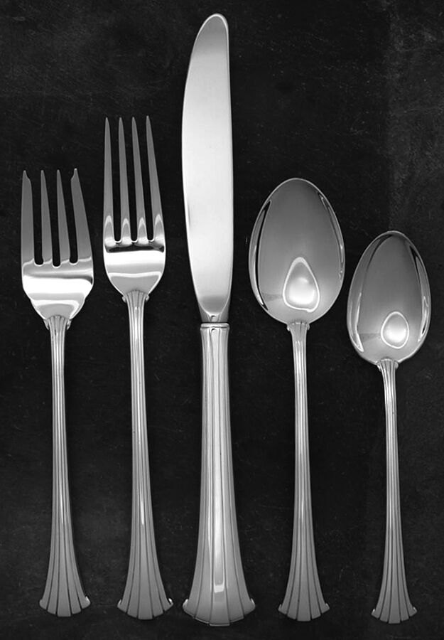 Newport Scroll (Sterling, 1983) 40 Piece Estate Set by Gorham Silver-1