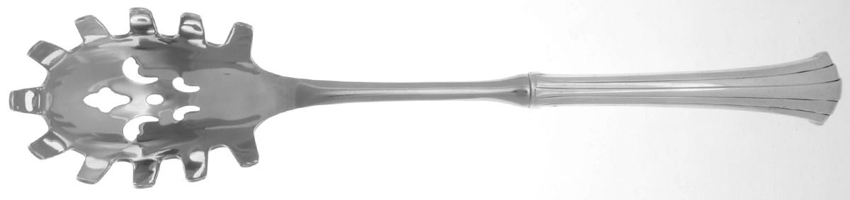 Newport Scroll (Sterling, 1983) Pasta Server with Stainless Bowl by Gorham Silver-1