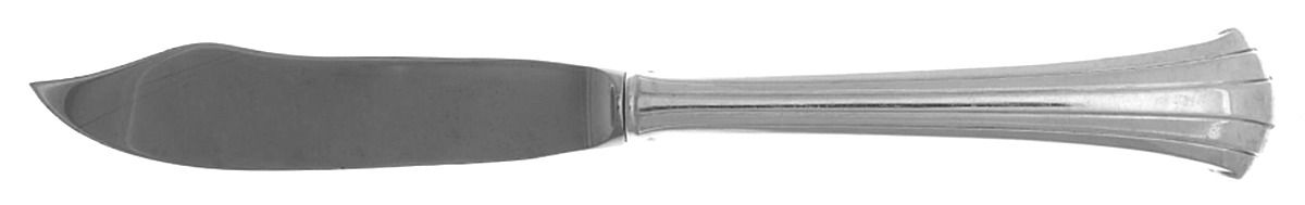 Newport Scroll (Sterling, 1983) Individual Fish Knife with Stainless Blade by Gorham Silver-1