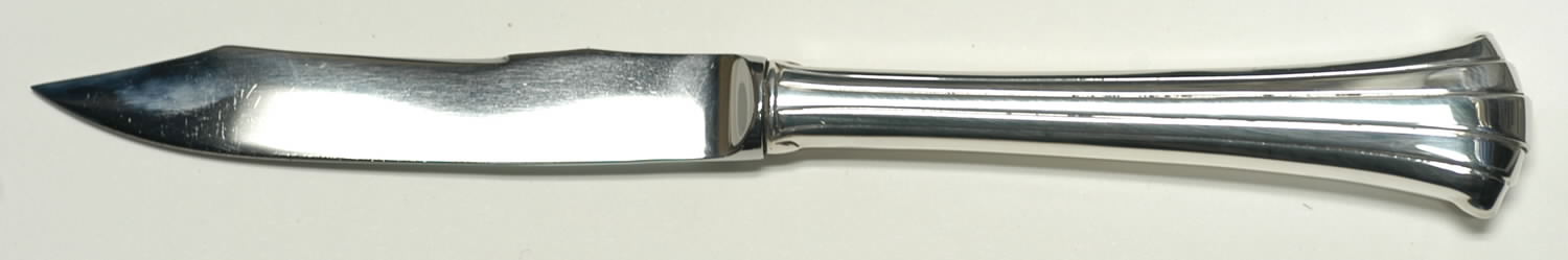 Newport Scroll (Sterling, 1983) Individual Fruit Knife with Stainless Blade by Gorham Silver-1