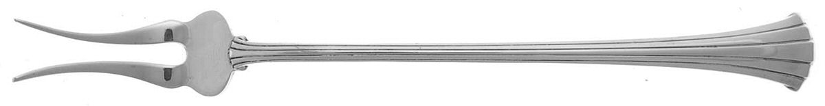 Newport Scroll (Sterling, 1983) Short Handle Pickle/Olive Fork by Gorham Silver-1