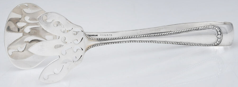 Newcastle (Sterling, 1895) Large Solid Sandwich Tongs by Gorham Silver-1