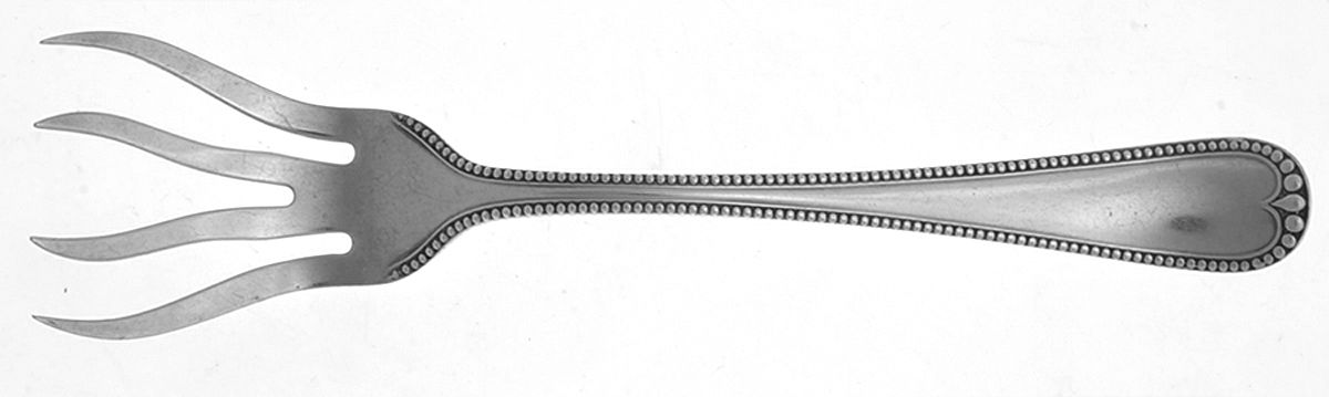 Newcastle (Sterling, 1895) Large Chipped Beef Fork by Gorham Silver-1