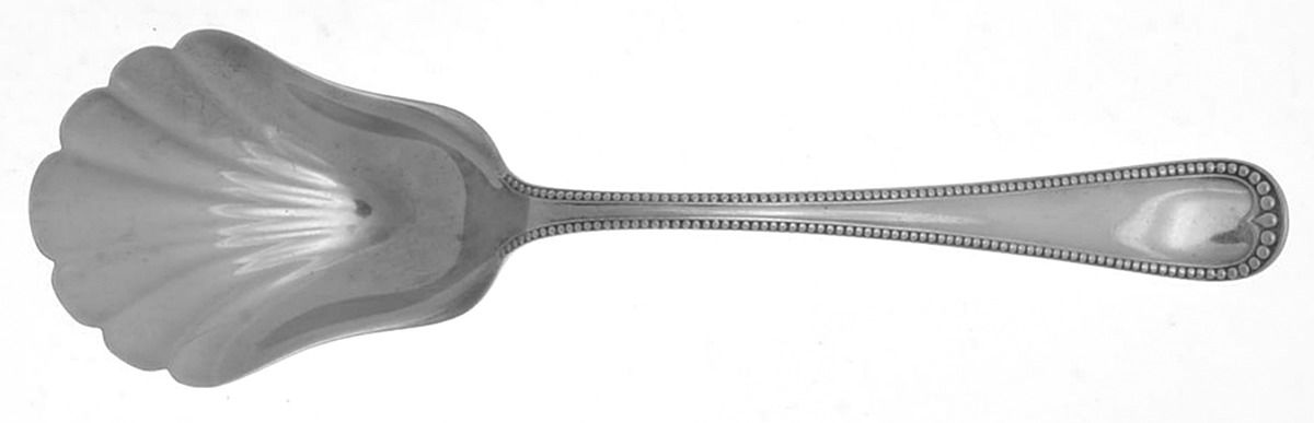 Newcastle (Sterling, 1895) Preserve Spoon by Gorham Silver-1