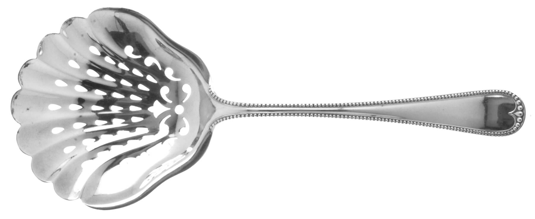 Newcastle (Sterling, 1895) Large Pierced Pea Serving Spoon by Gorham Silver-1