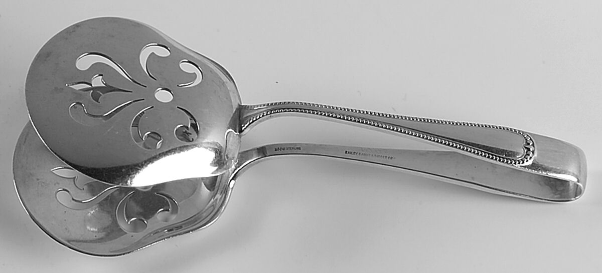 Newcastle (Sterling, 1895) Solid Piece Aspragus Tongs by Gorham Silver-1