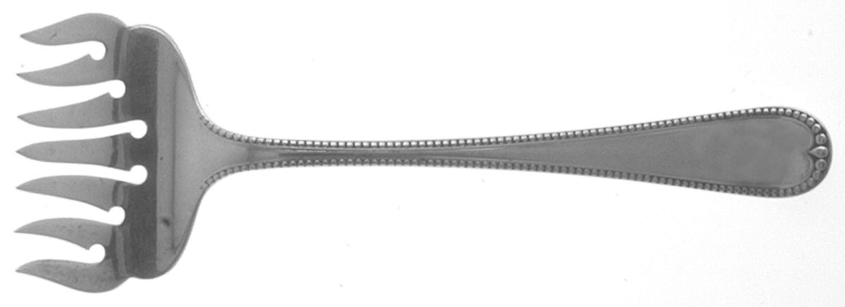 Newcastle (Sterling, 1895) Large Solid Tined Sardine Serving Fork by Gorham Silver-1