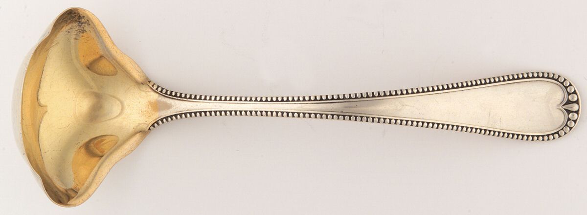 Newcastle (Sterling, 1895) Solid Piece Cream Ladle by Gorham Silver-1