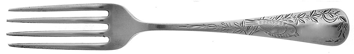 Nightingale (Sterling, 1885, No Monograms) Fork by Gorham Silver-1