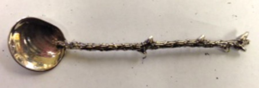 No. 16-B (Sterling, 1885) Master Salt Spoon by Gorham Silver-1
