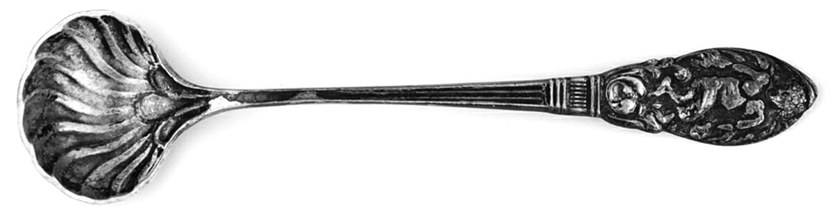 No. 26 (Sterling, 1890) Individual Salt Spoon by Gorham Silver-1