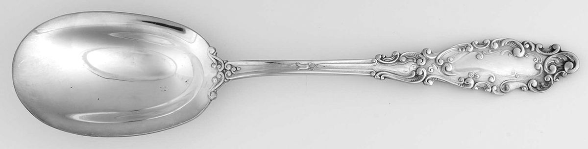 No. 27 (Silverplate, 1977) Solid Serving Spoon by Gorham Silver-1