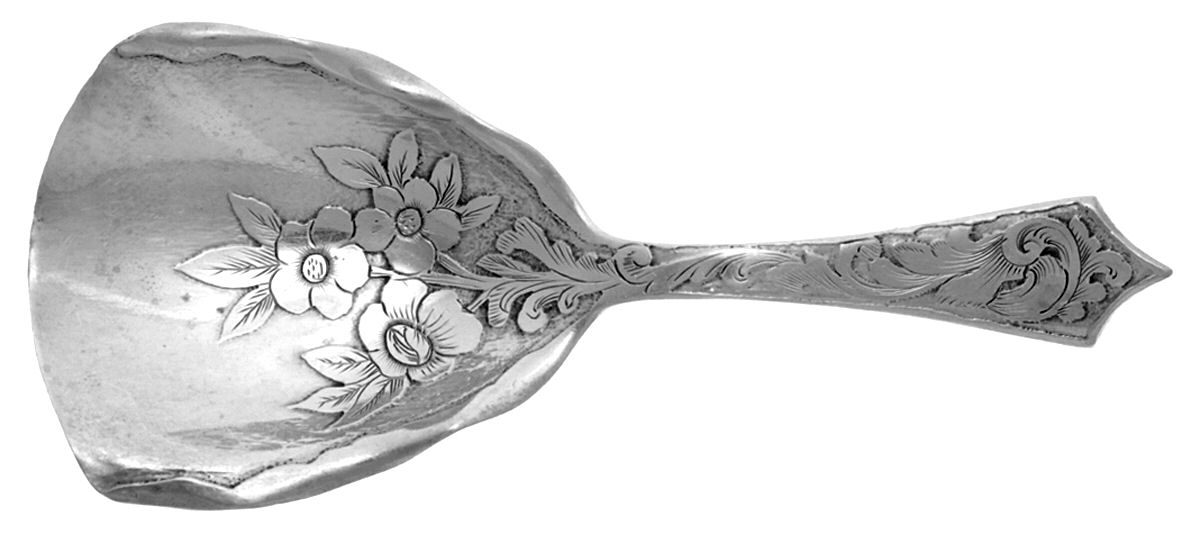 No. 407 (Sterling, 1885) Caddy Scoop by Gorham Silver-1