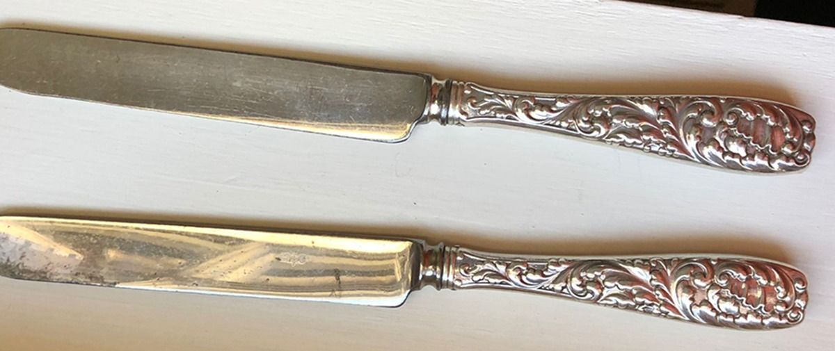 No. 70 (Sterling, 1885) New French Hollow Knife with Bolster by Gorham Silver-1