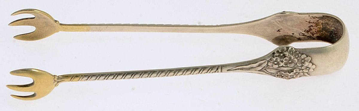 No. 759 (Sterling, 1895) Bon Bon Tongs by Gorham Silver-1