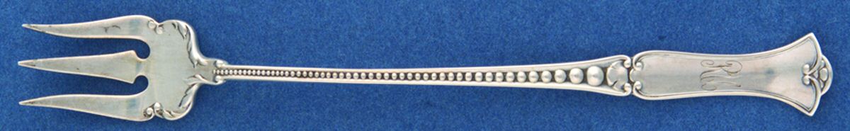 No. 844 (Sterling, 1895) Cocktail/Seafood Fork by Gorham Silver-1