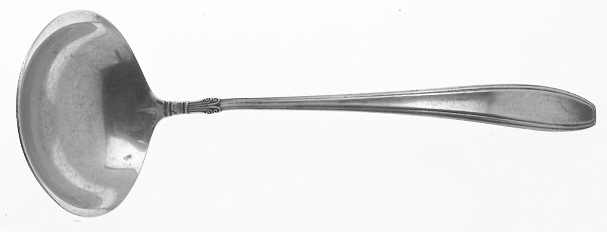 Nocturne (Sterlng, 1938, No Monos) Solid Piece Cream Ladle by Gorham Silver-1