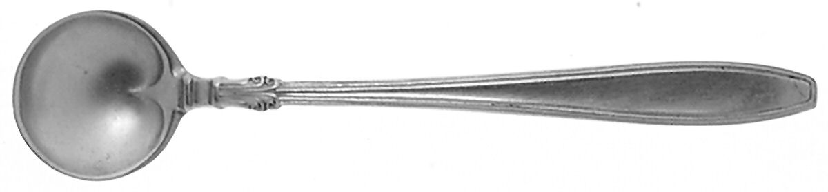 Nocturne (Sterlng, 1938, No Monos) Individual Salt Spoon by Gorham Silver-1