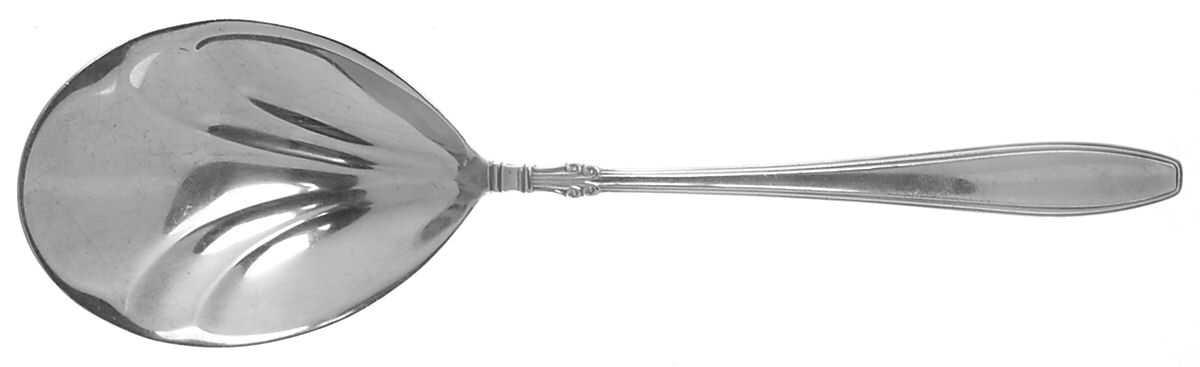Nocturne (Sterlng, 1938, No Monos) Solid Salad Serving Spoon by Gorham Silver-1