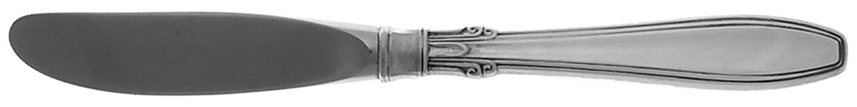 Nocturne (Sterlng, 1938, No Monos) Modern Hollow Butter Spreader (Stainless) by Gorham Silver-1