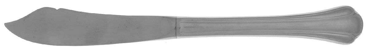 Nouveau (Stainless) Hollow Handle Master Butter Knife by Gorham Silver-1
