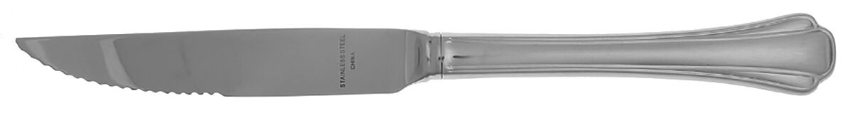 Nouveau (Stainless) Steak Knife Individual Hollow, Serrate HC by Gorham Silver-1