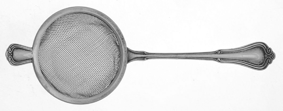 Norfolk-Villa Norfolk (Sterling) Solid Individual Overcup Tea Strainer by Gorham Silver-1
