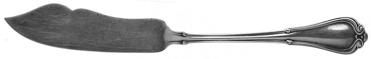 Norfolk-Villa Norfolk (Sterling) Flat Handle Master Butter Knife by Gorham Silver-1