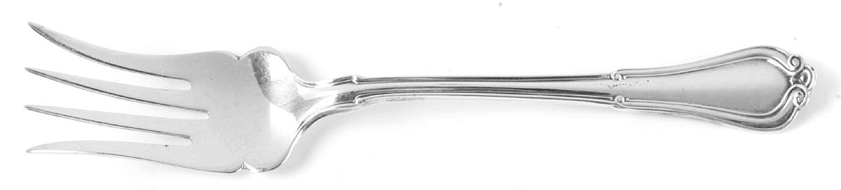 Norfolk-Villa Norfolk (Sterling) Small Chipped Beef Fork by Gorham Silver-1