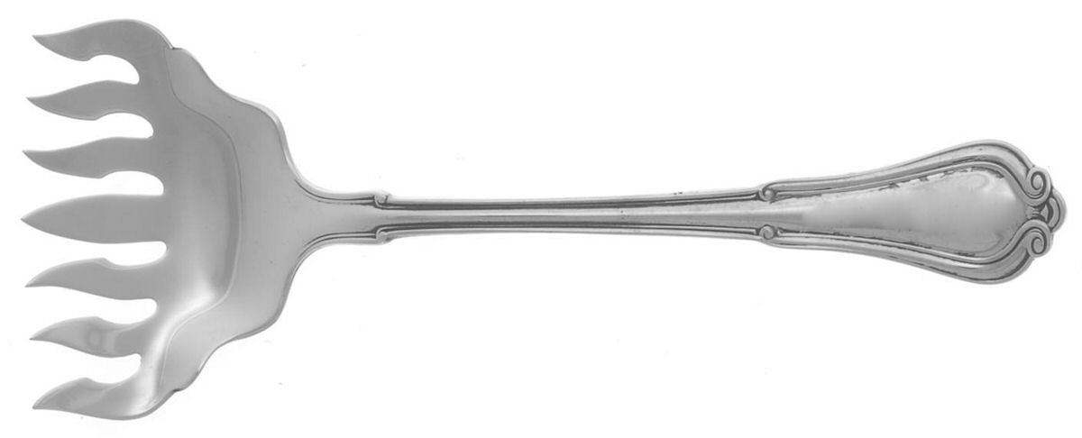 Norfolk-Villa Norfolk (Sterling) Large Solid Tined Sardine Serving Fork by Gorham Silver-1