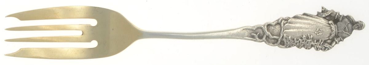 Nuremberg (Sterling, 1885) Individual Salad Fork by Gorham Silver-1