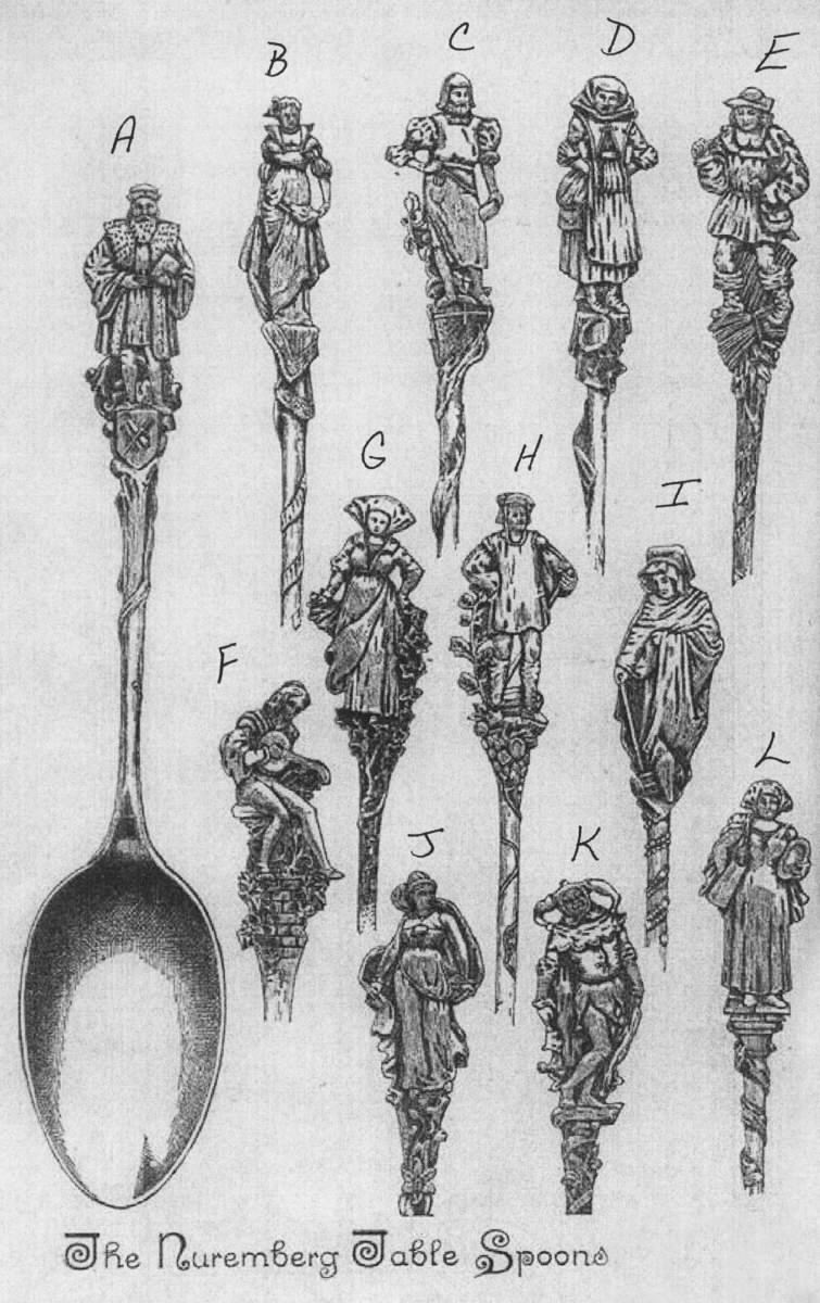 Nuremberg (Sterling, 1885) Tablespoon (Serving Spoon) by Gorham Silver-1