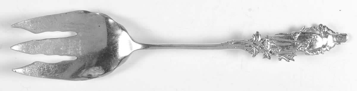 Nuremberg (Sterling, 1885) Solid Salad Serving Fork by Gorham Silver-1