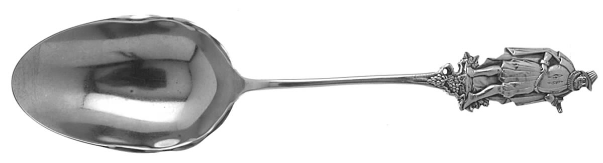 Nuremberg (Sterling, 1885) Solid Salad Serving Spoon by Gorham Silver-1