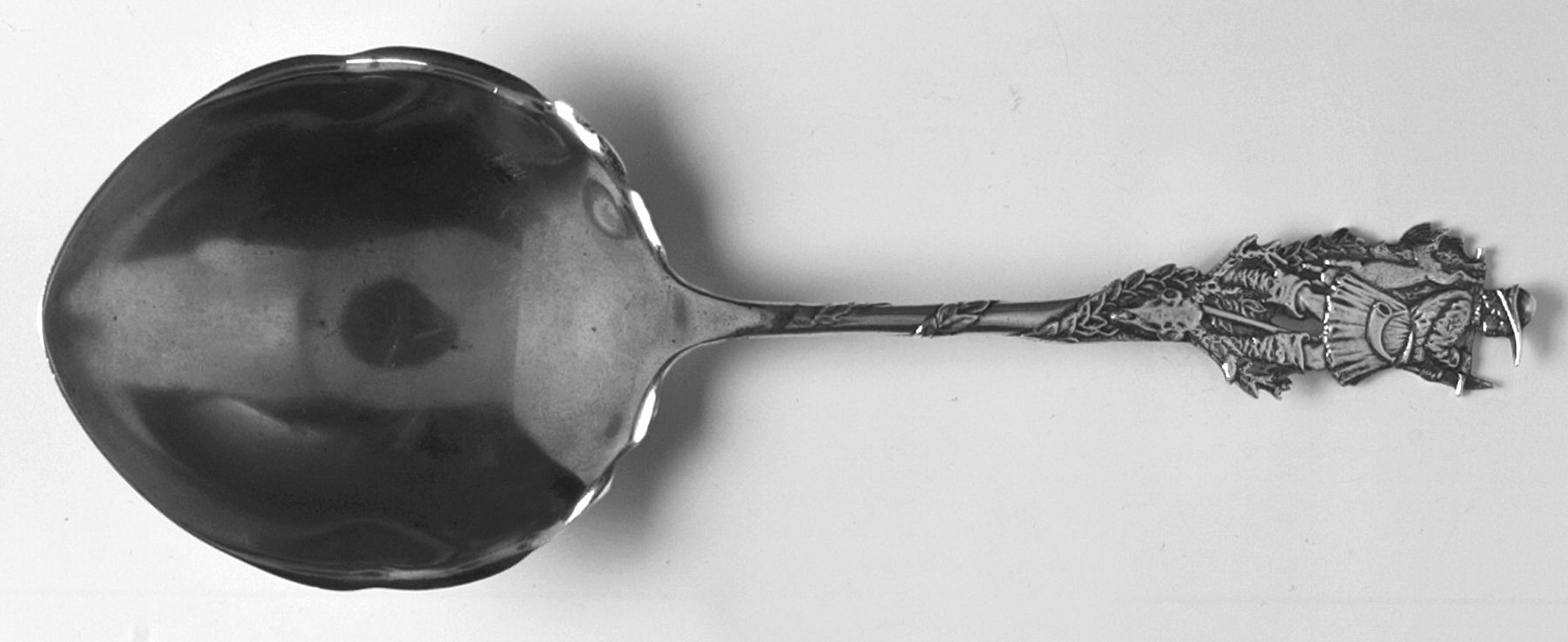 Nuremberg (Sterling, 1885) Solid Smooth Berry/Casserole Spoon by Gorham Silver-1