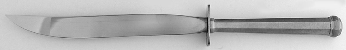 Octette (Pewter) Small Steak Carving Knife with Stainless Blade by Gorham Silver-1