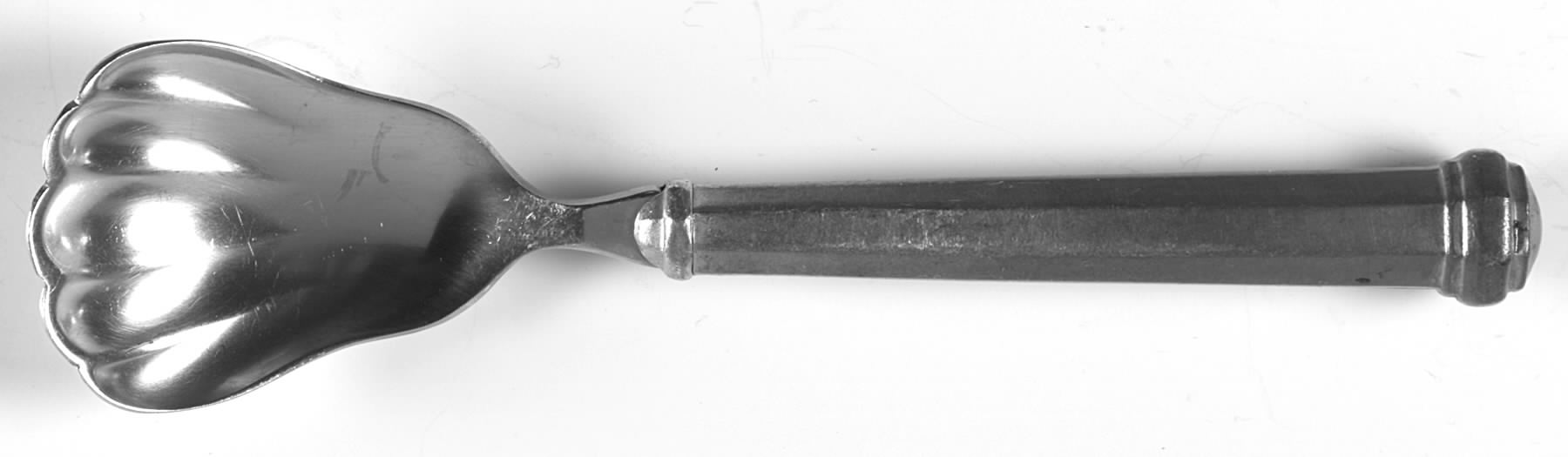 Octette (Pewter) Sugar Shell Spoon by Gorham Silver-1
