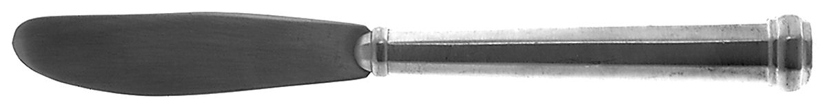 Octette (Pewter) Modern Hollow Butter Spreader (Stainless) by Gorham Silver-1