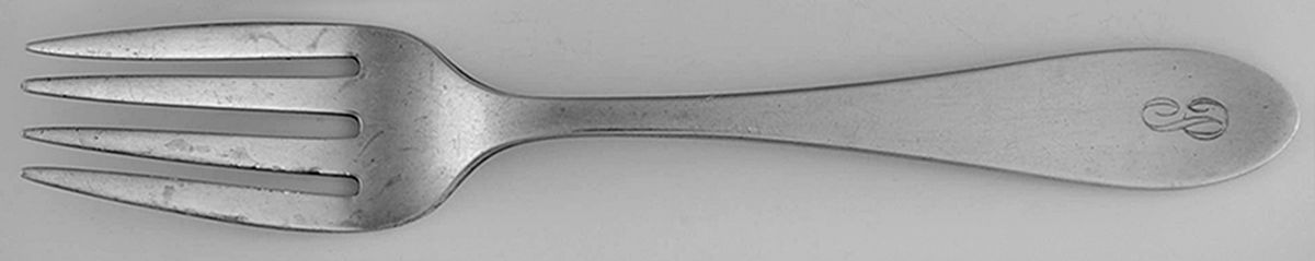 Old Colony-New (Sterling, 1926) Baby Fork by Gorham Silver-1