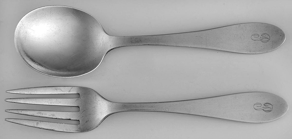 Old Colony-New (Sterling, 1926) 2 Pc Baby Set (BF, BS) by Gorham Silver-1