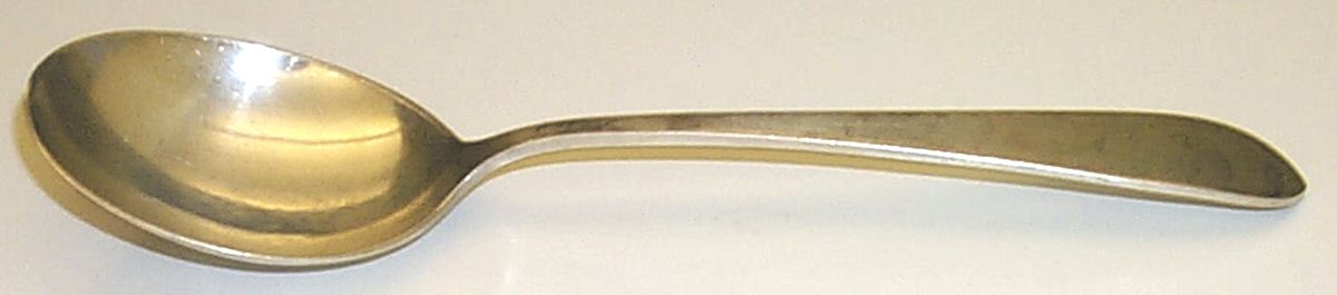 Old Colony-New (Sterling, 1926) Round Bowl Soup Spoon (Gumbo) by Gorham Silver-1