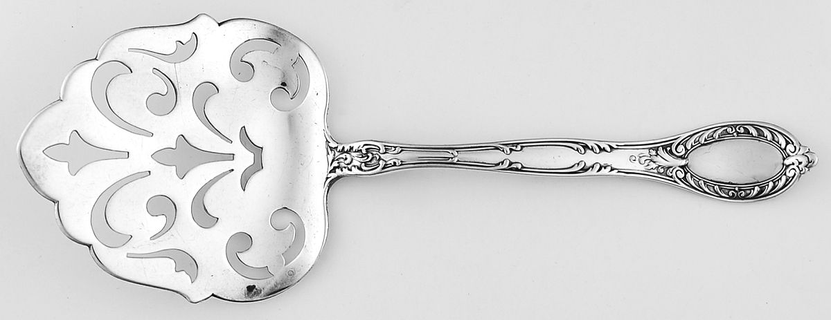 Old Colony-Old (Sterling, 1896) Small Cucumber/Tomato Server by Gorham Silver-1
