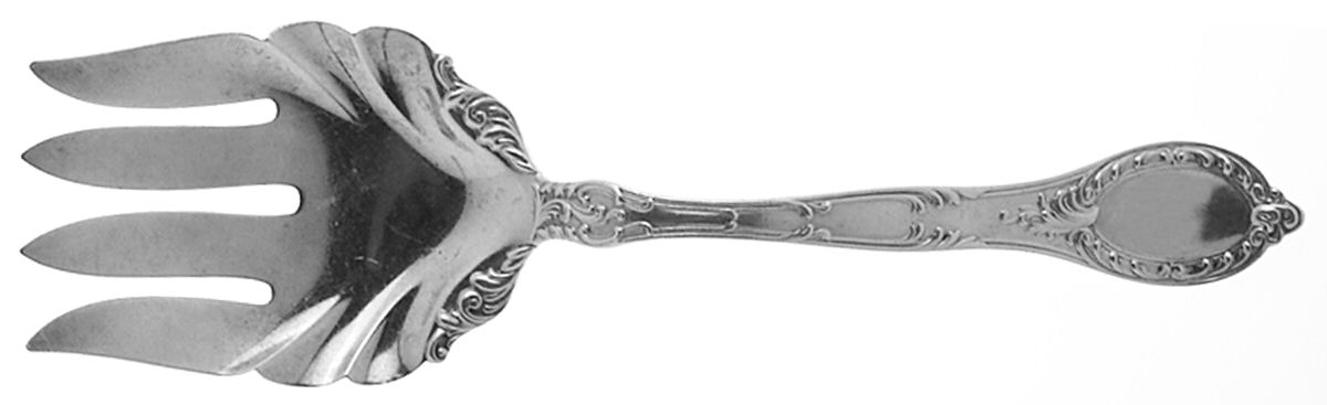 Old Colony-Old (Sterling, 1896) Small Solid Fish Serving Fork by Gorham Silver-1