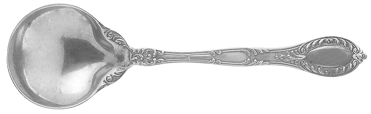 Old Colony-Old (Sterling, 1896) Round Bowl Soup Spoon (Bouillon) by Gorham Silver-1